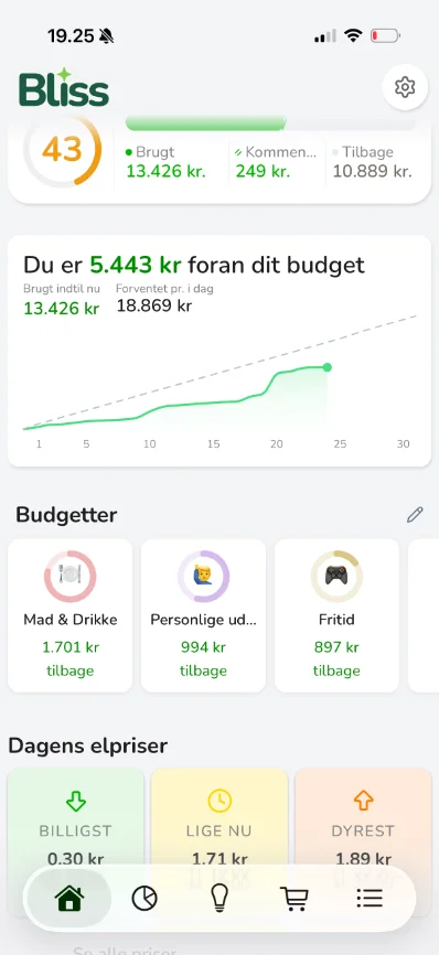 Bliss dashboard